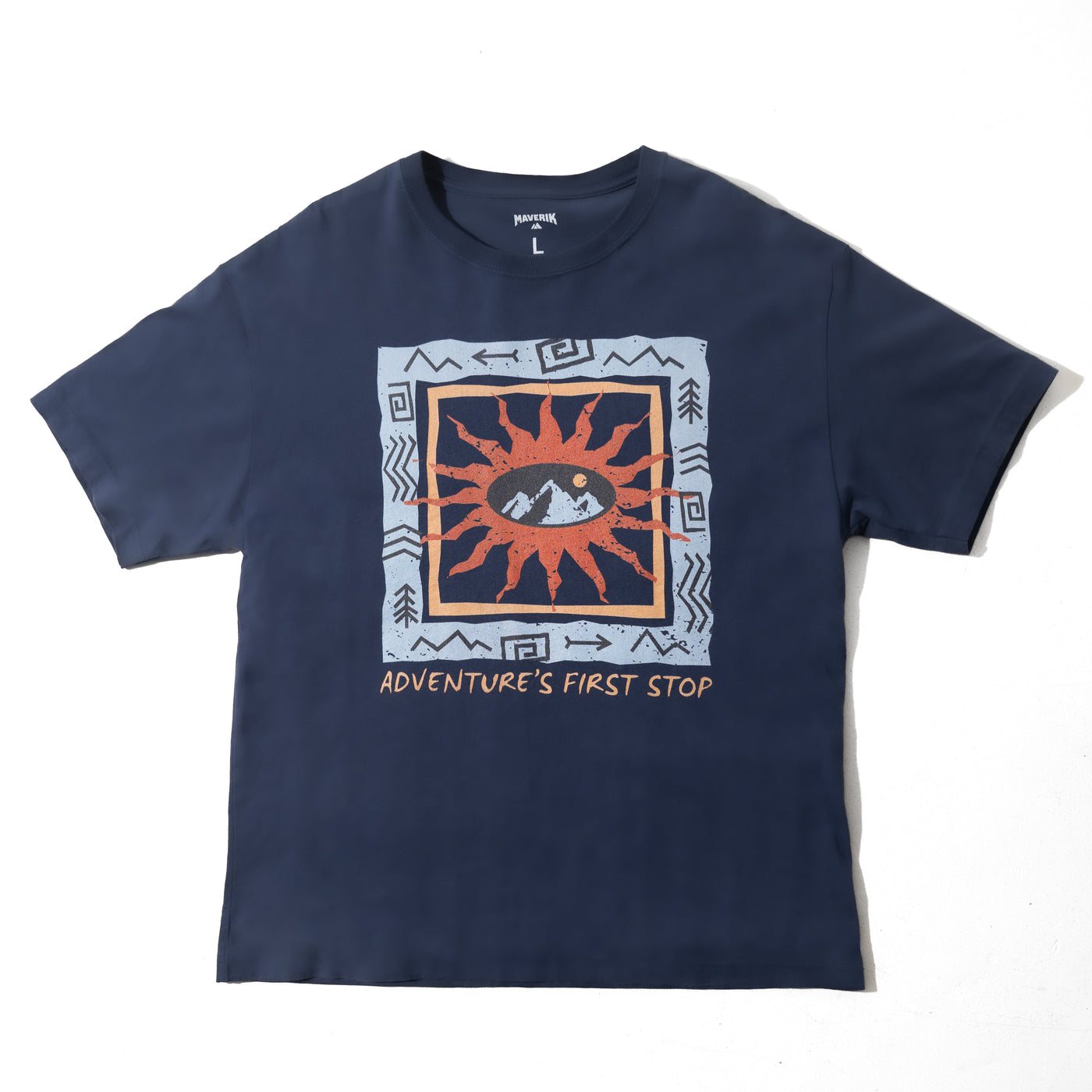 Maverick Navy Chasing the Sun T-Shirt