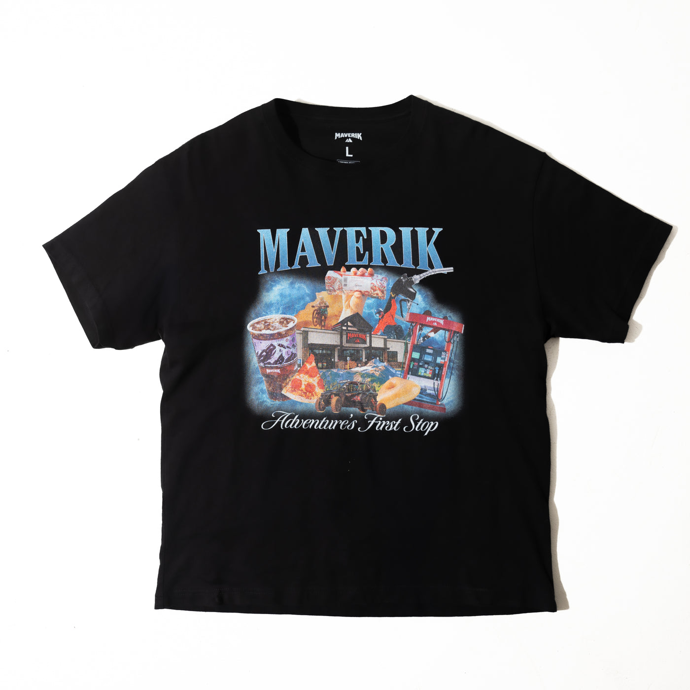 Maverick Black Mashup T-Shirt