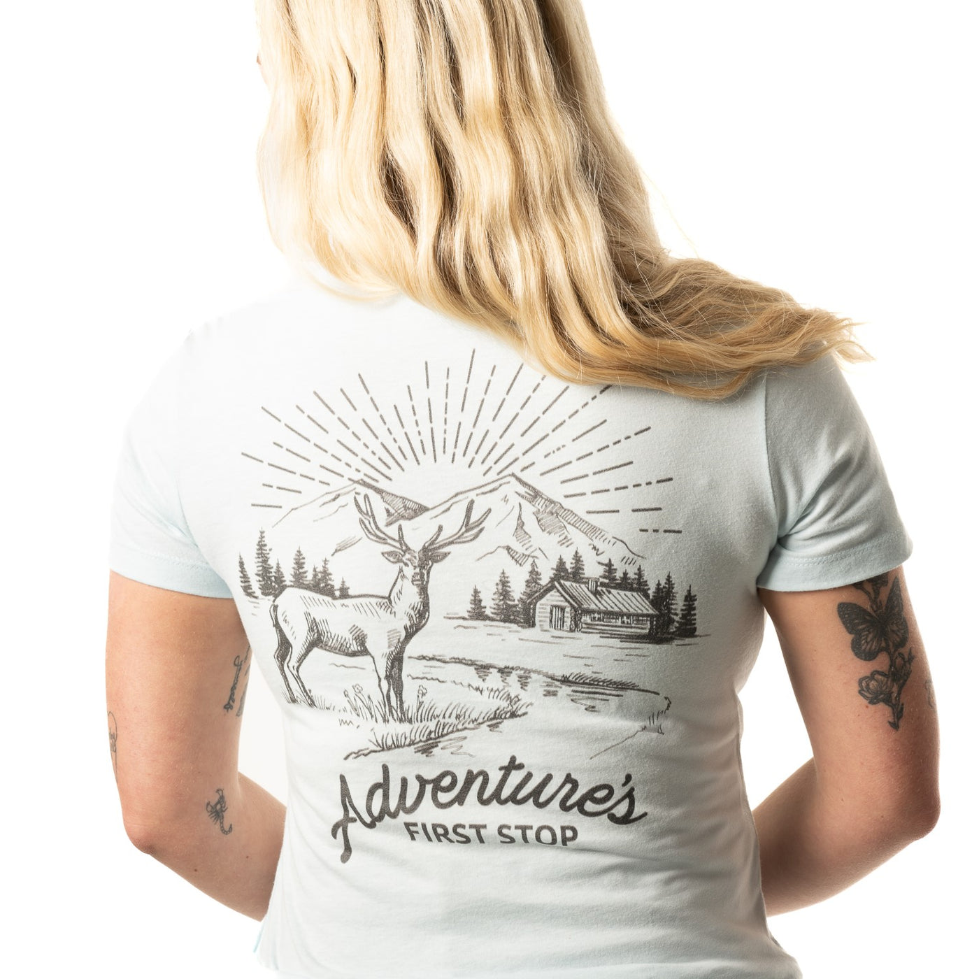 Women's Adventure’s First Stop Deer T-Shirt