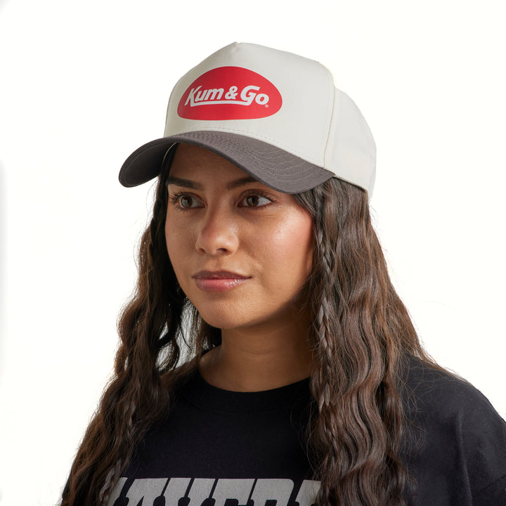 KUM & GO KG キャップ 黒と赤 (2) Kum & Go Black Two-Tone Hat – Maverik Apparel Store