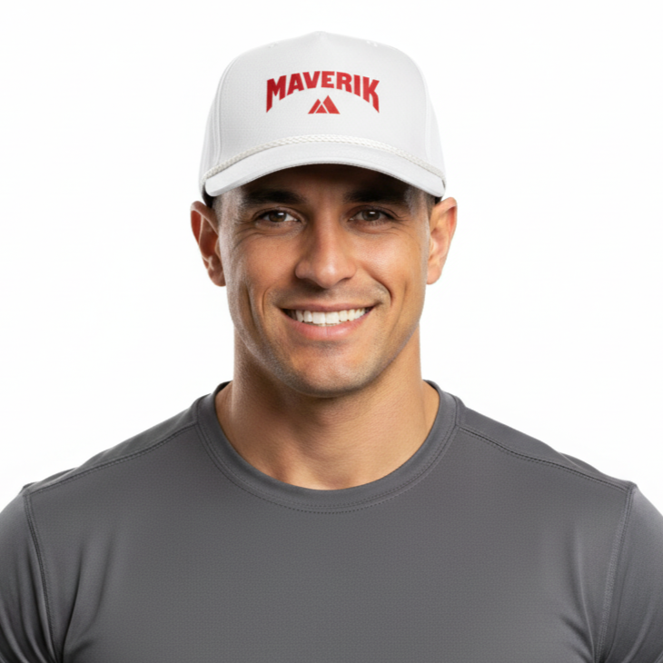 Maverik White Rope Hat