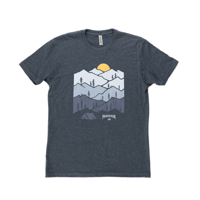 Men's Maverik Adventure Tee - Blue Mountain Camp