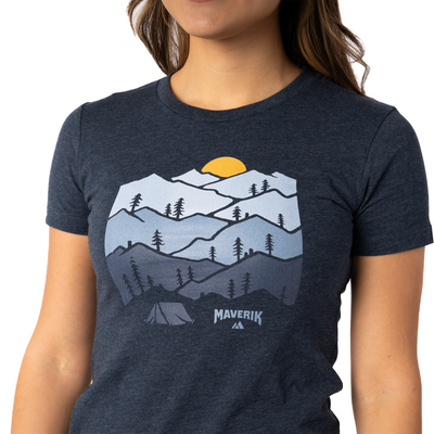 Women's Maverik Adventure Tee - Blue Mountain Camp