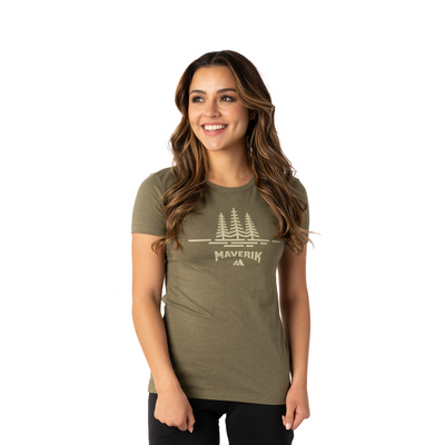 Women's Maverik Adventure Tee - Trees