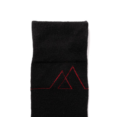 Mountain Line Art Socks