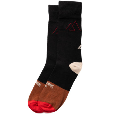 Mountain Line Art Socks