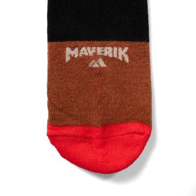 Mountain Line Art Socks