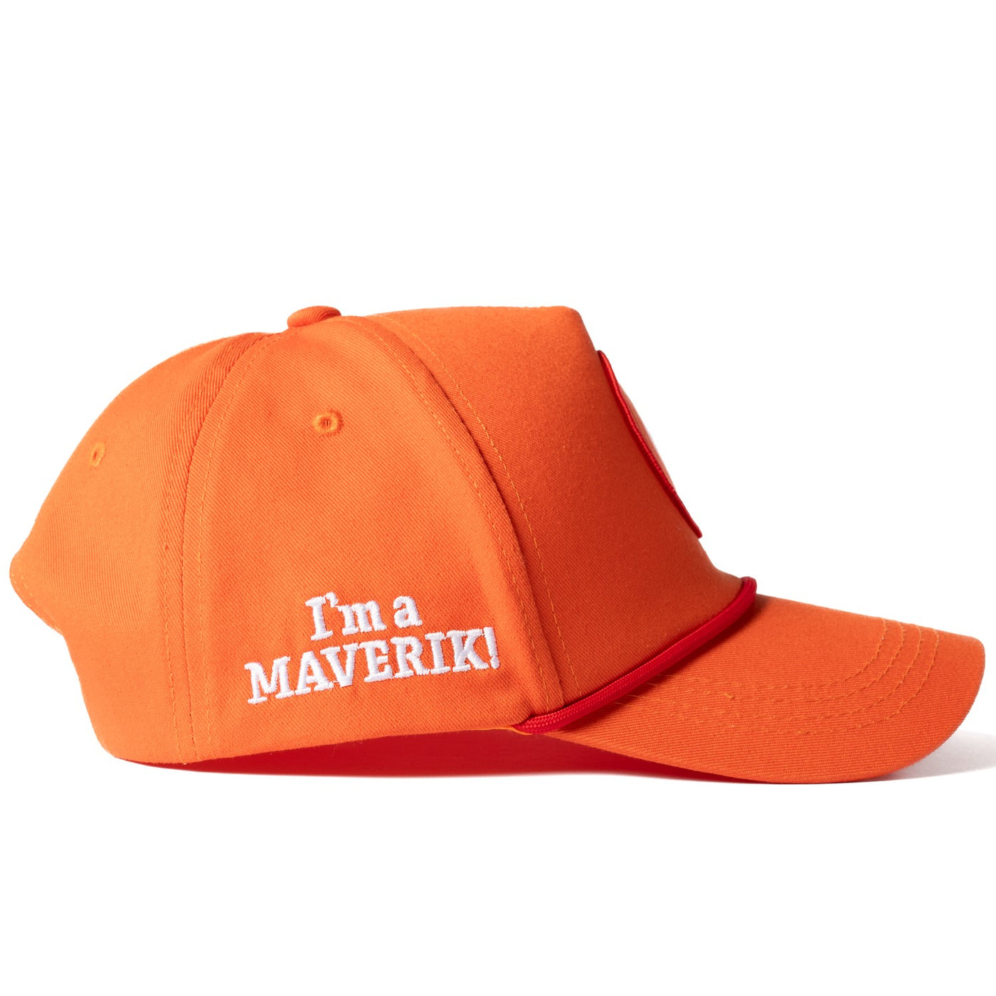 Orange Retro Maverik Hat