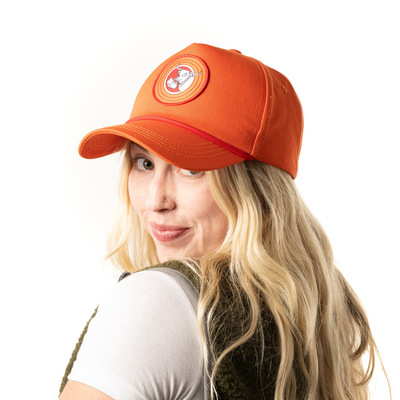 Orange Retro Maverik Hat