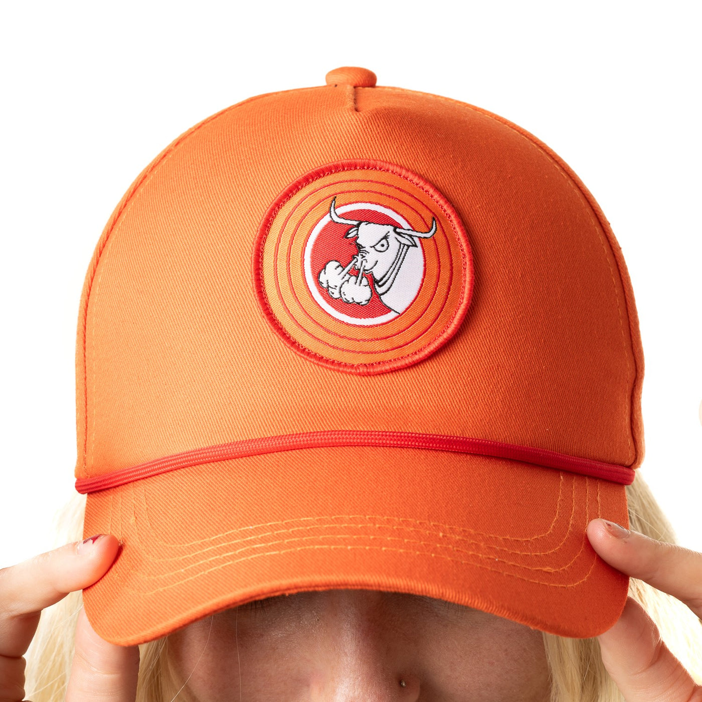 Orange Retro Maverik Hat