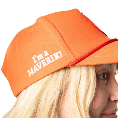 Orange Retro Maverik Hat