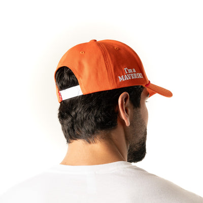 Orange Retro Maverik Hat