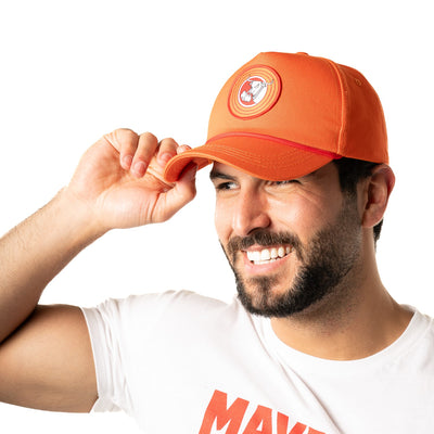 Orange Retro Maverik Hat